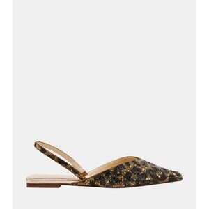 new Betsey Johnson Vance Mule LEOPARD Flats Womens 254 392